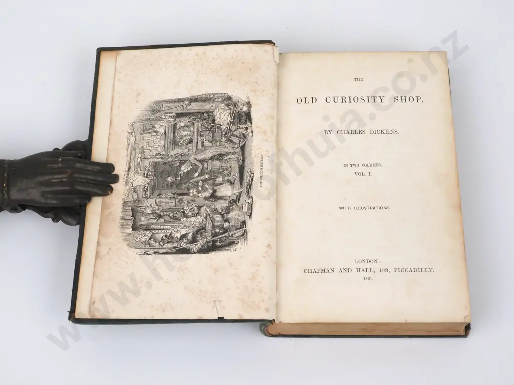 Dickens, Charles - The Old Curiosity Shop London in Two Volumes: Bradbury & Evans 1861 Image 1++