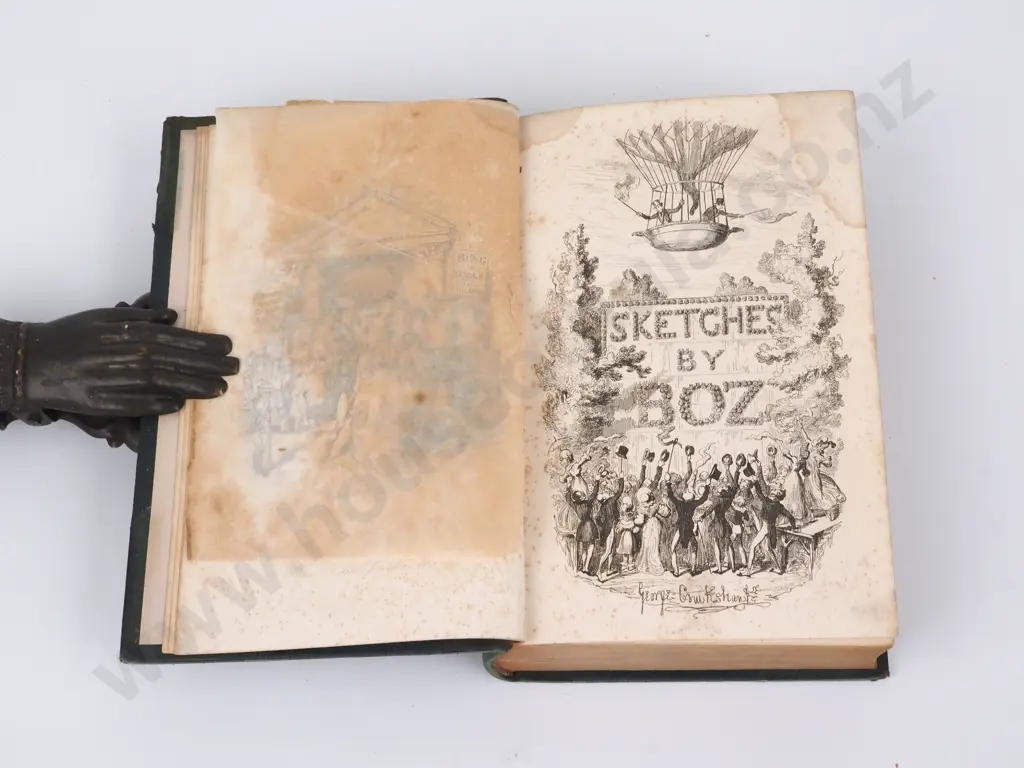Dickens, Charles - Sketches by Box, Chapman and Hall, 1861. Image 1++