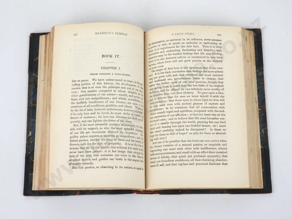 Book. Henrietta Temple: A Love Story. One Volume From  the Works of Beaconfield Image 1++