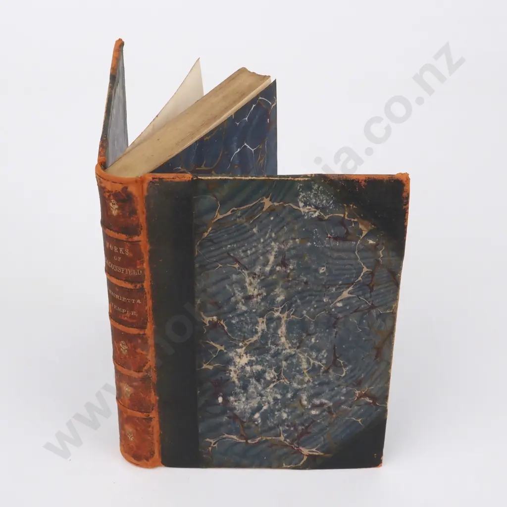 Book. Henrietta Temple: A Love Story. One Volume From  the Works of Beaconfield Image 1++