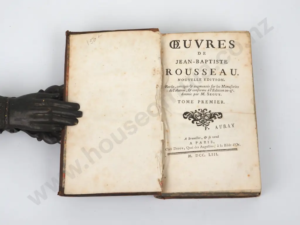 Oeuvres de Jean-Baptiste Rousseau Image 1++