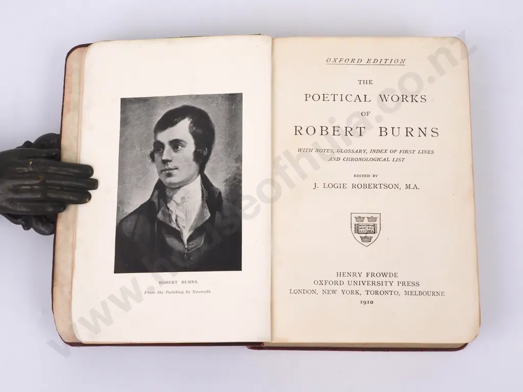 Robertson, J. Logie (Ed); The Poetical of Robert Burns Image 1++