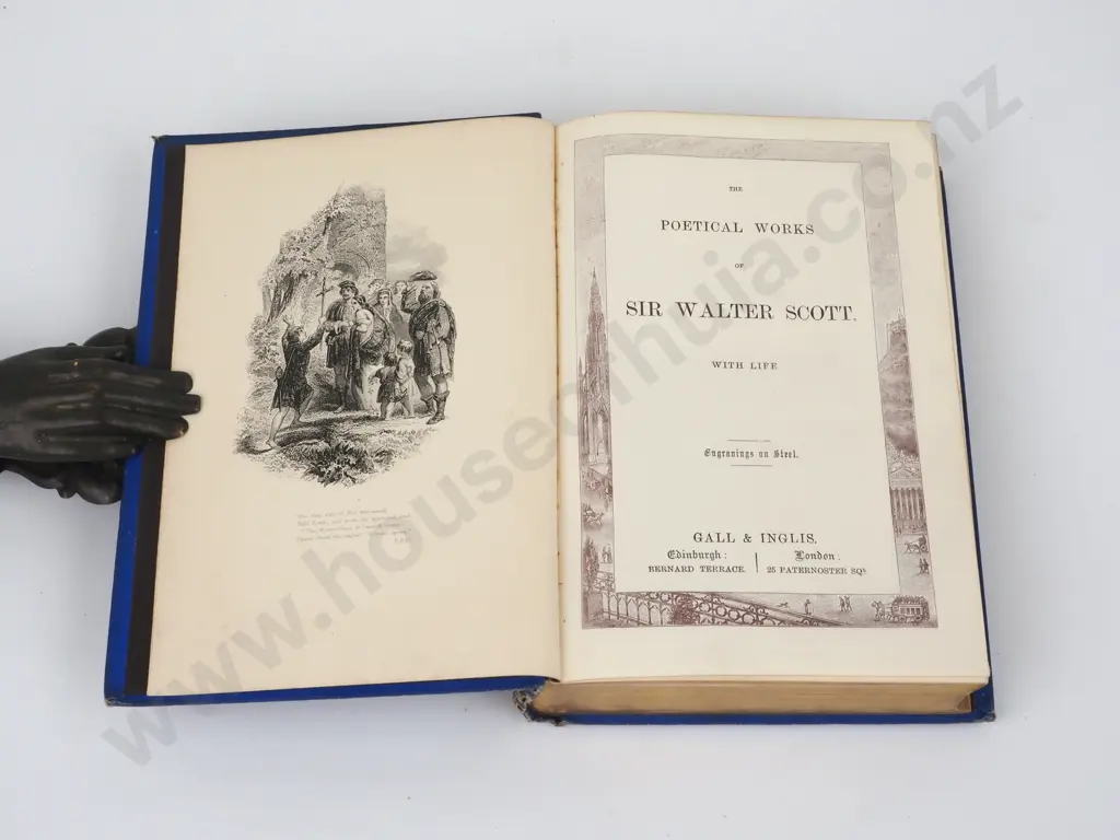 The Poetical Works of Sir Walter Scott, Gall & Inglis, Date unknown. Image 1++