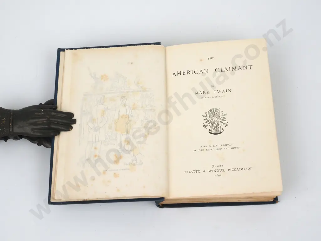 Twain, Mark; The American Claimant and Pudd'n Head Wilson Image 1++