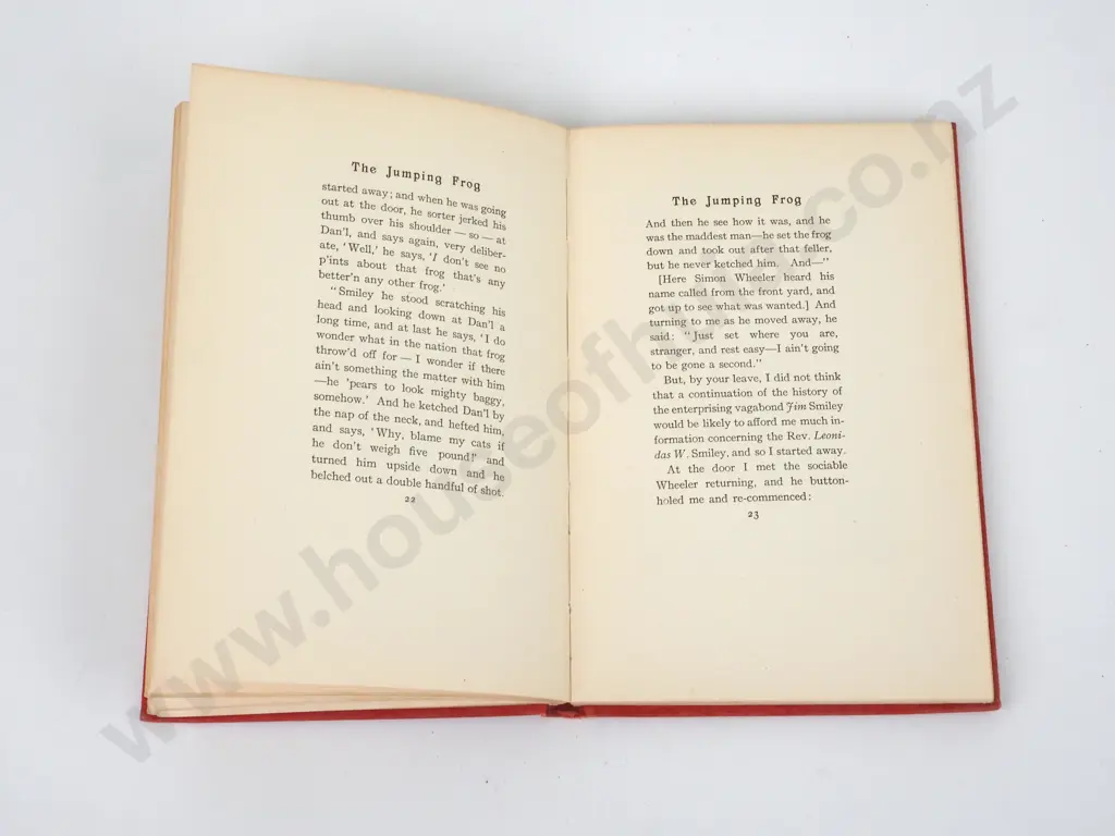 Mark Twain, The Jumping Frog, Harper and Brothers, 1903, 1st Edition Image 1++