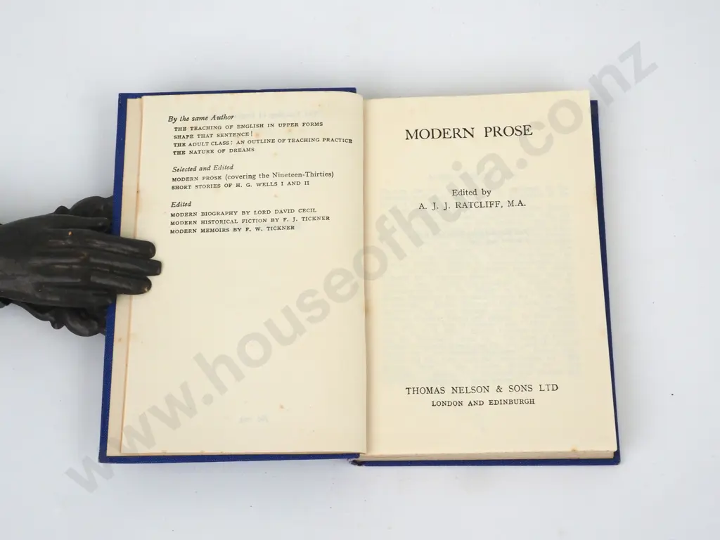 Ratcliff, A.J.J. (Ed); Modern Prose Image 1++