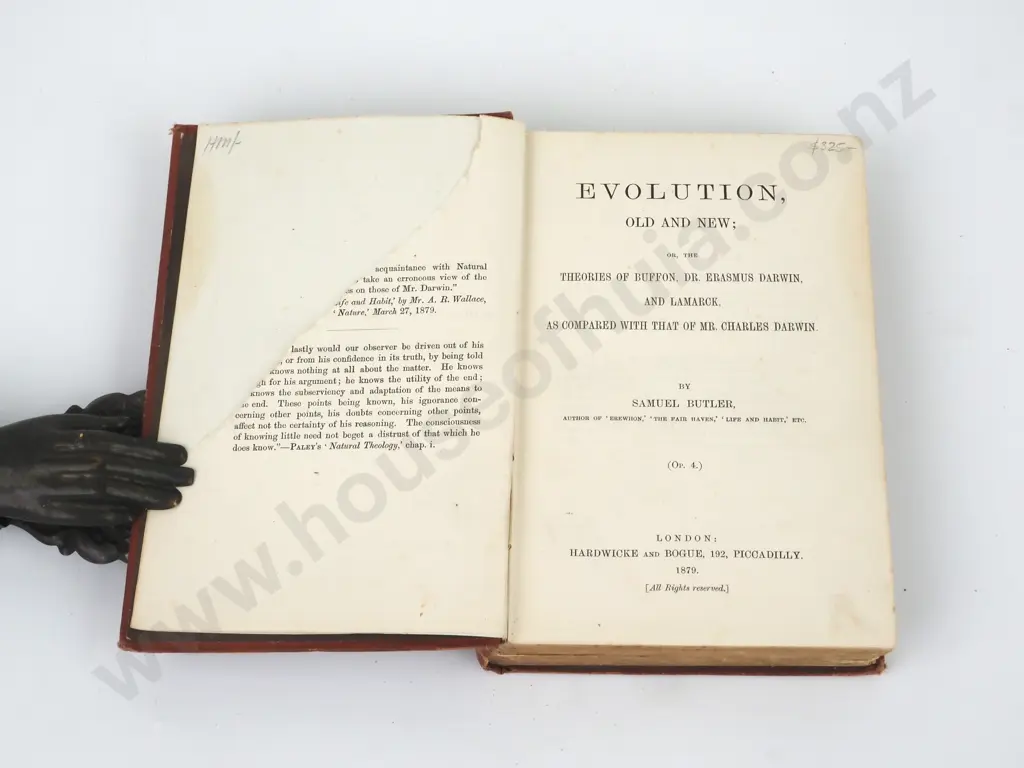 Butler, Samuel; Evolution, Old & New Image 1++
