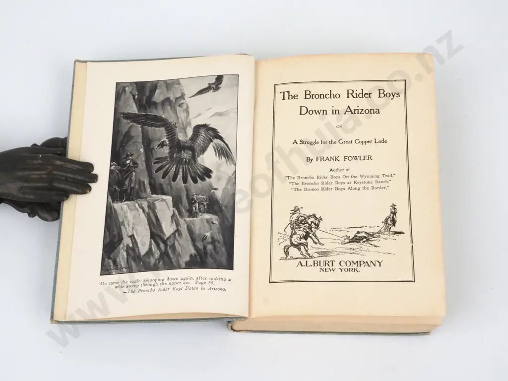 Fowler, Frank; The Broncho Rider Boys Down in Arizona Image 1++