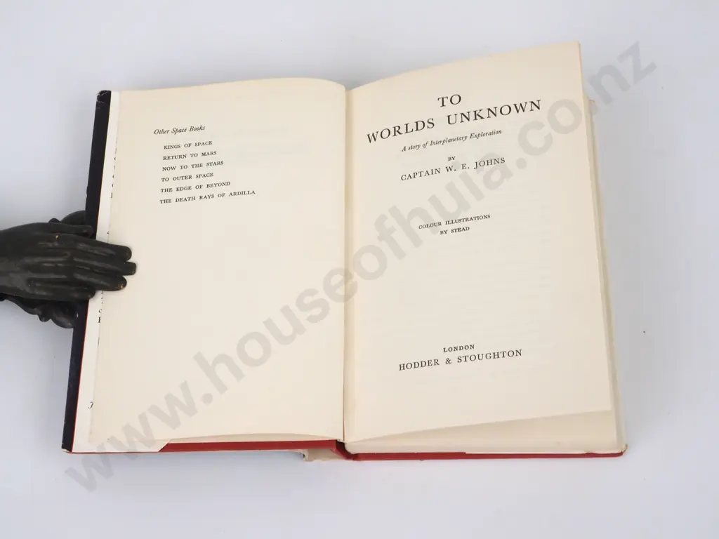Johns, Captain W.E.; To Worlds Unknown Image 1++