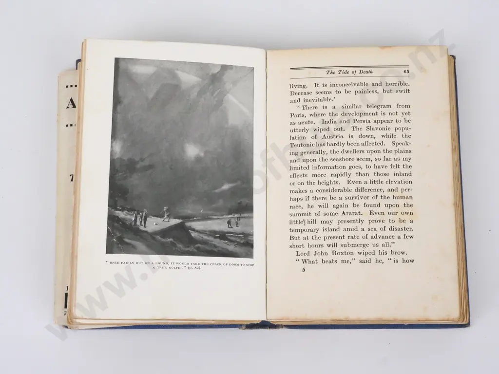 Arthur Conan Doyle, The Poison Belt, Hodder and Stoughton, 1st End , 1913 Image 1++