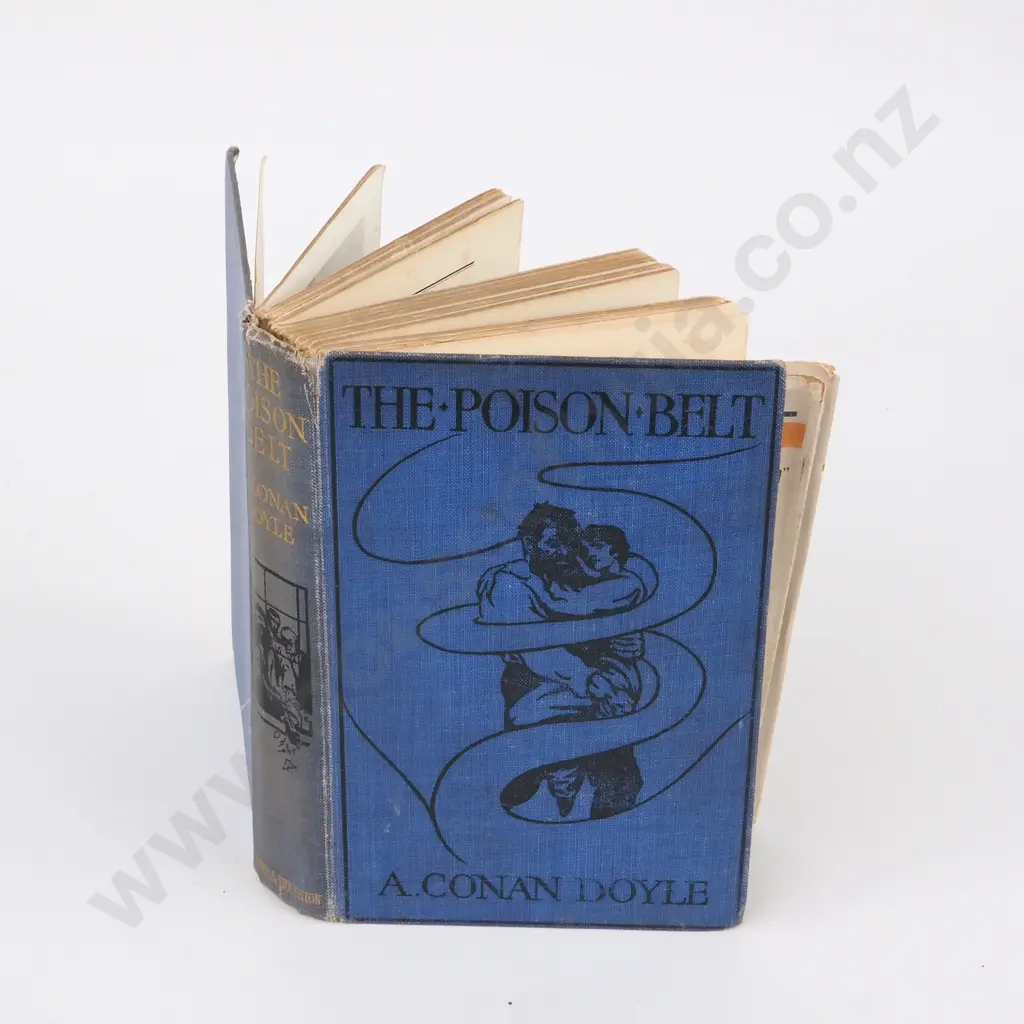 Arthur Conan Doyle, The Poison Belt, Hodder and Stoughton, 1st End , 1913 Image 1++
