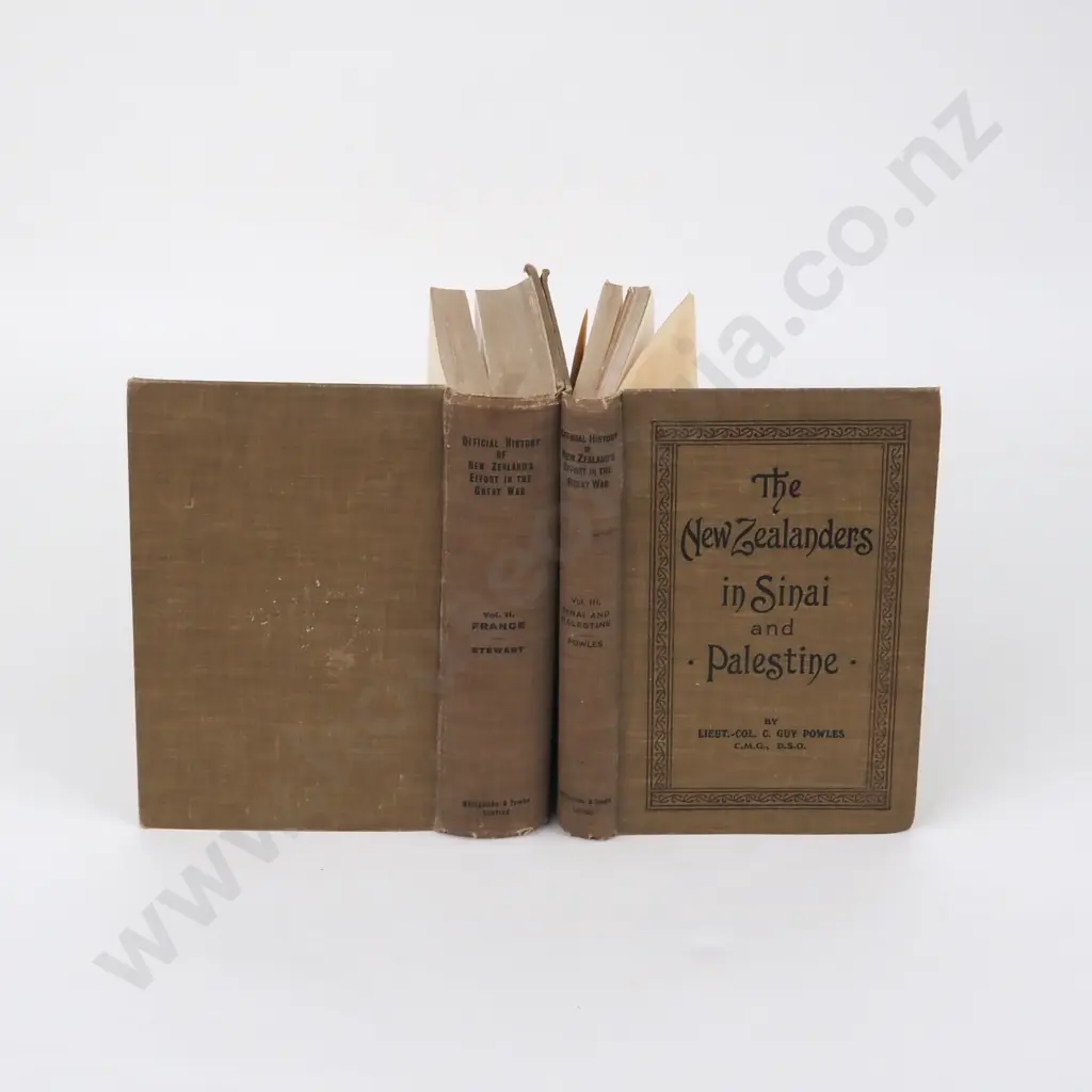 Stewart, Col. H.; The New Zealand Division 1916-1919, and one other Image 1++
