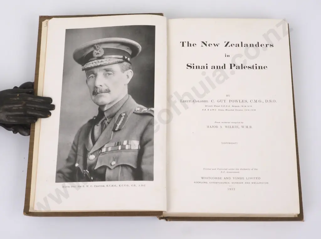 Stewart, Col. H.; The New Zealand Division 1916-1919, and one other Image 1++