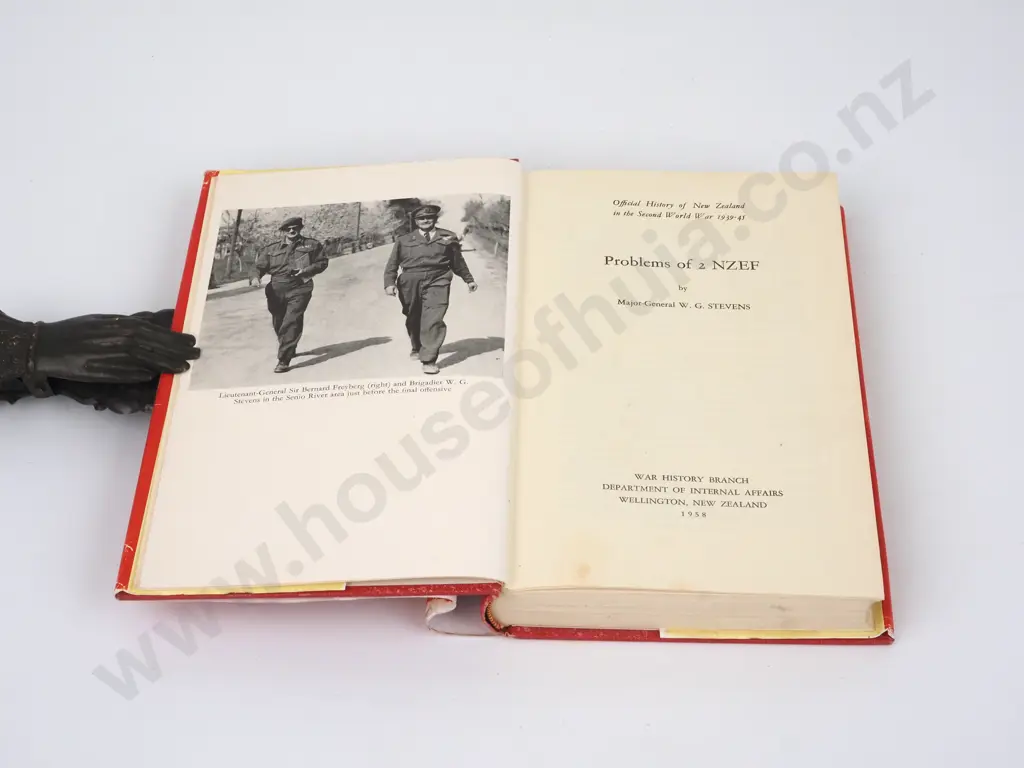 Stevens, Major-General W.G.; Problems of 2 NZEF Image 1++