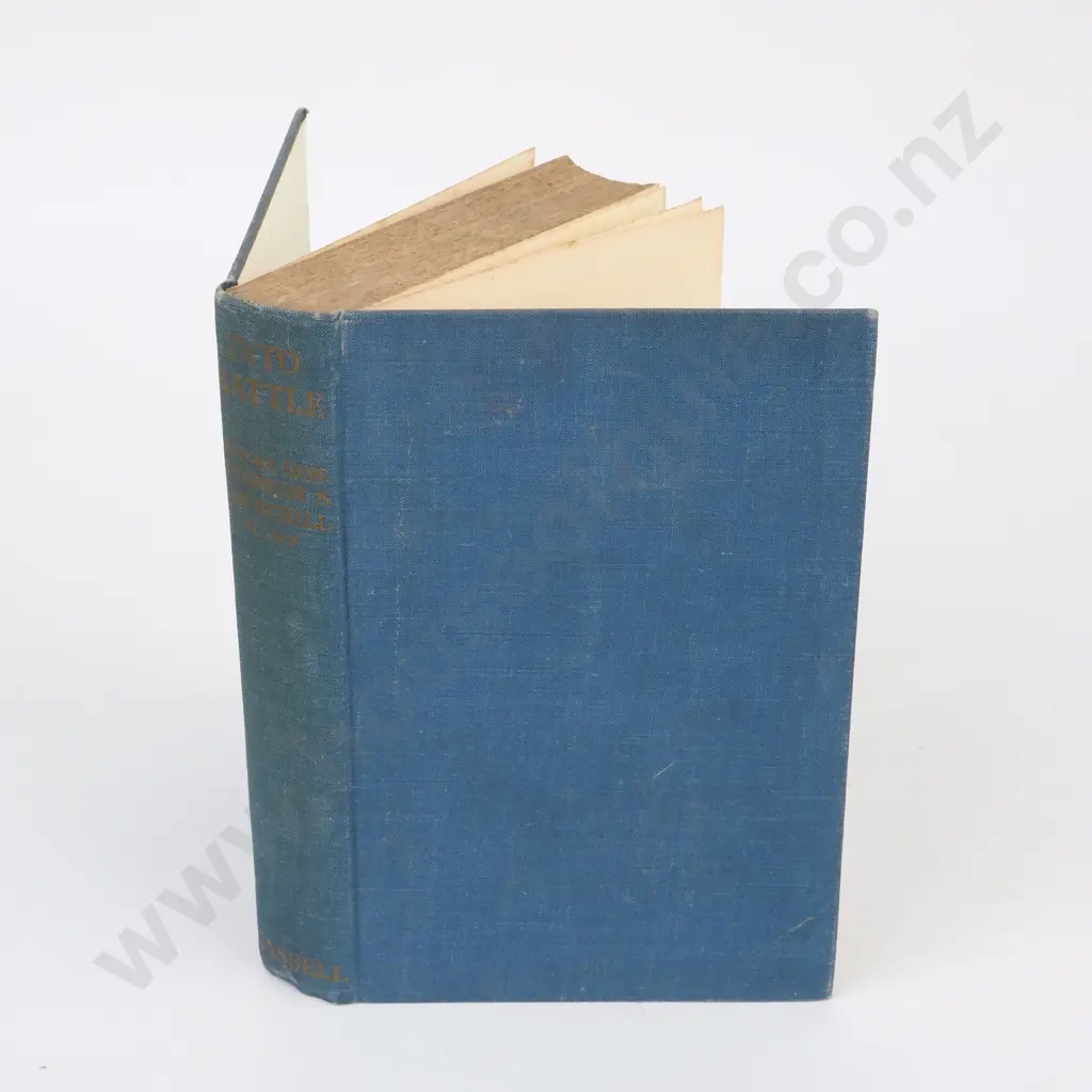 'Into Battle' By Winston S. Churchill First Published in 1941 by Cassell &  Company Ltd., London Image 1++