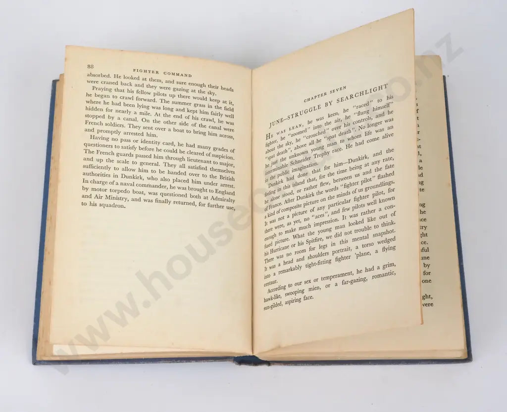 Fighter Command By A E Austin Published by London, Gollancz 1941. Fourth Impression. Image 1++