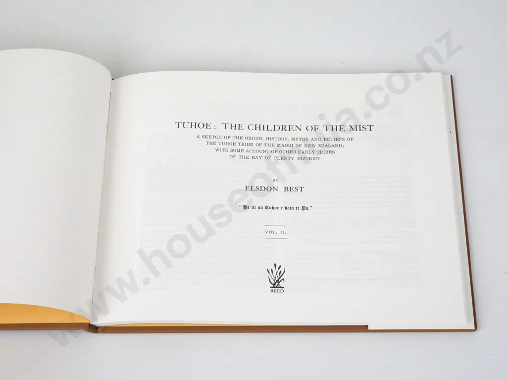 Best, Elsdon; Tuhoe - The Children of the Mist Image 1++