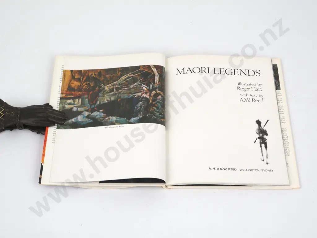 Maori Legends; Illustrated By Roger Hart with Text by A.W. Reed . Publisher AH & AW Reed Image 1++