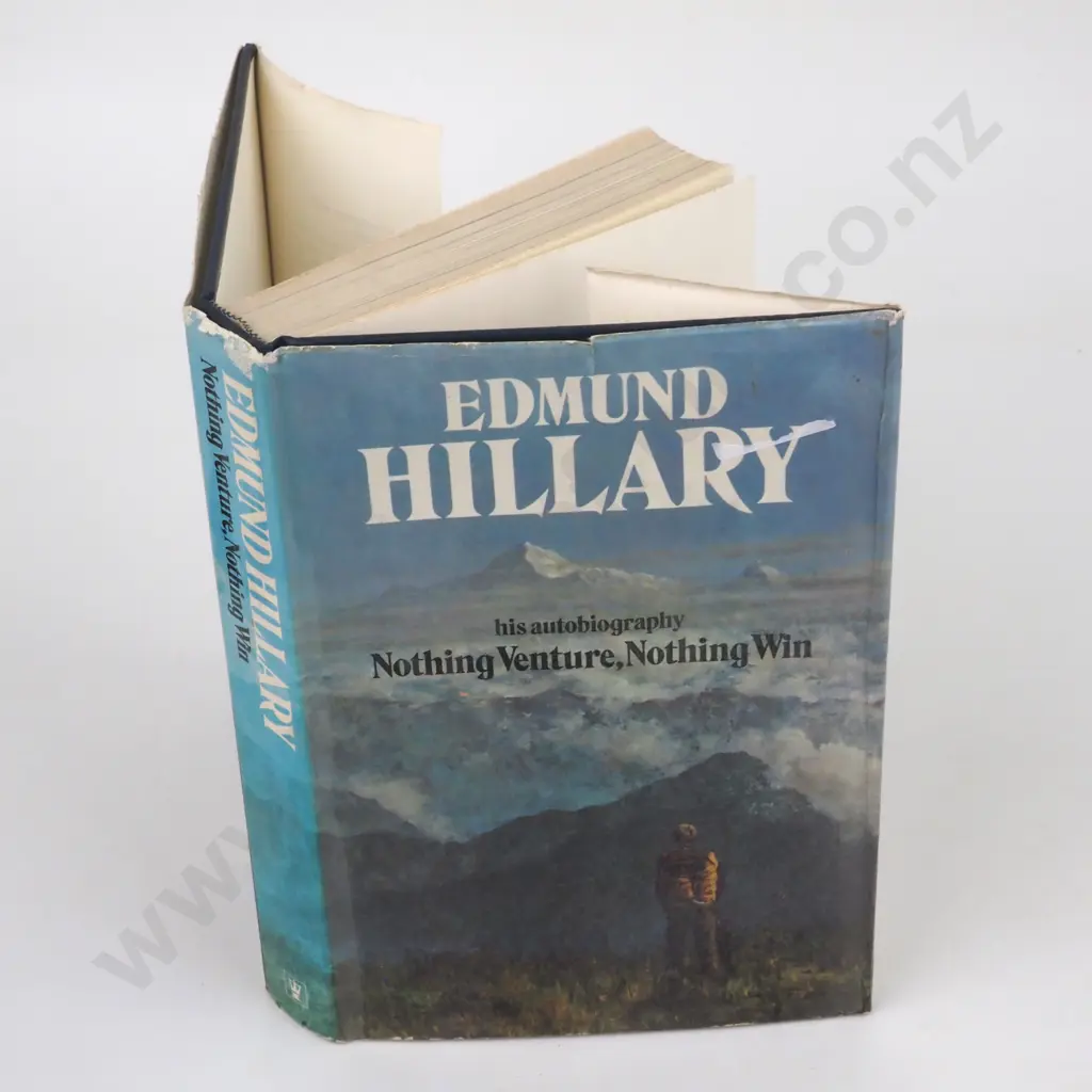 Hillary, Edmund - Nothing Venter, Nothing Win, Hodder & Stoughton, 1975, First Edition. Image 1++