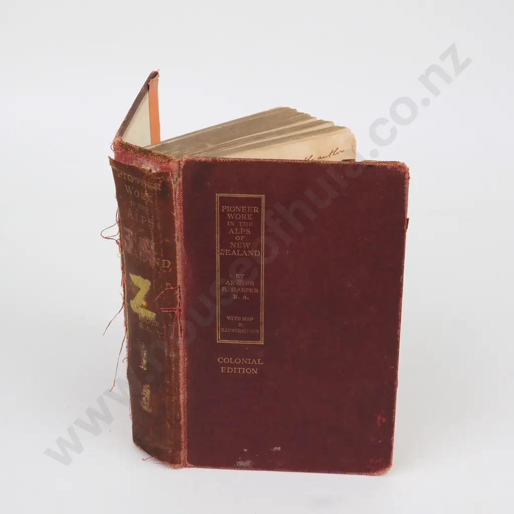 Harper, Arthur P.; Pioneer Work in the Alps of New Zealand Image 1++