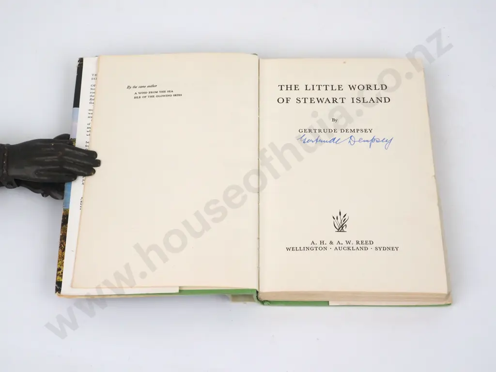 Dempsey, Gertrude - The Little World of Stewart Island, A.H. & A.W. Reed, 1964, First Edition Image 1++