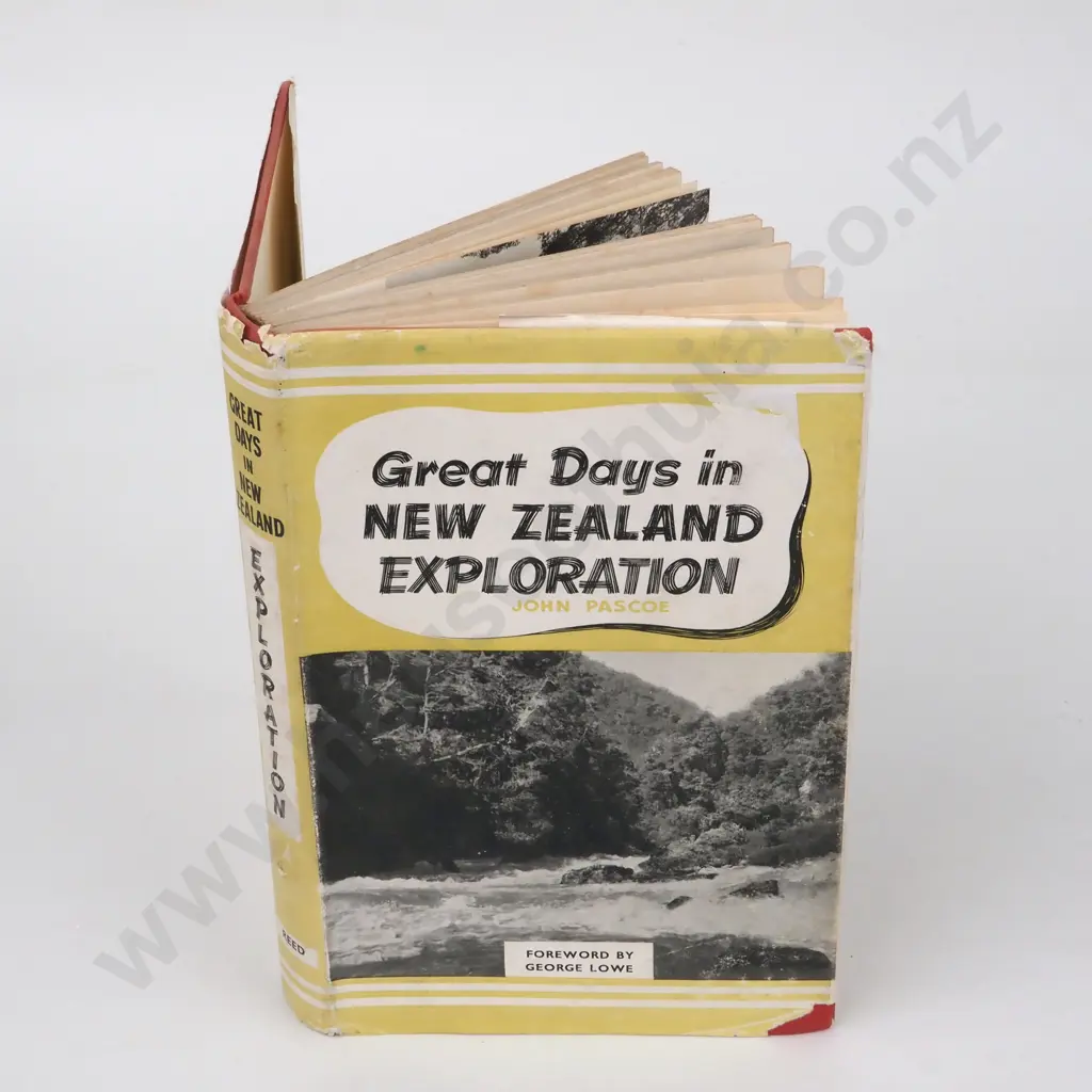 Pascoe, John - Great Days in New Zealand Exploration, A.H. & A.W. Reed, 1959. First Edition Image 1++