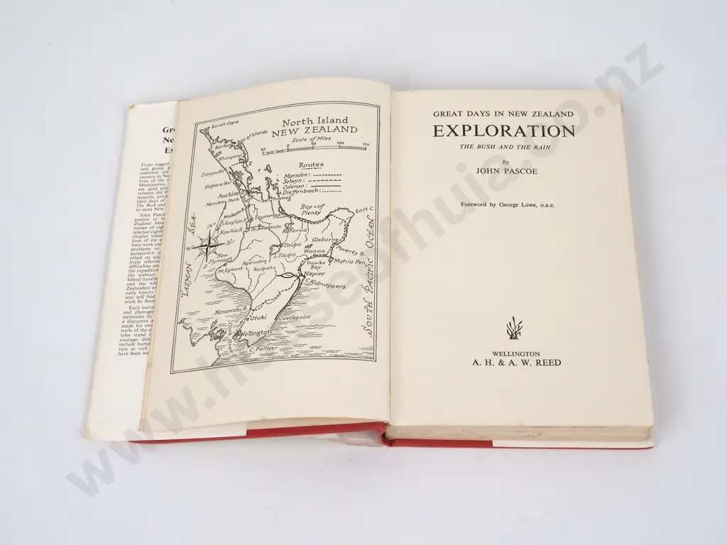 Pascoe, John - Great Days in New Zealand Exploration, A.H. & A.W. Reed, 1959. First Edition Image 1++