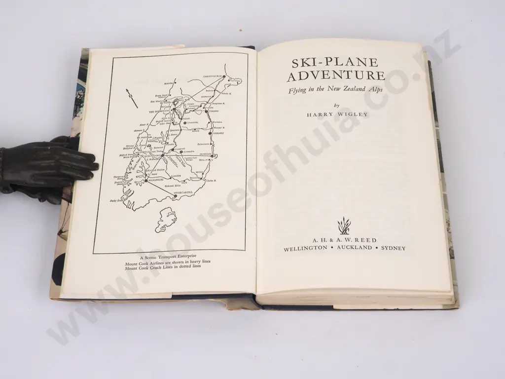 Wigley, Harry - Ski-Plane Adventure, A.H. & A.W. Reed, 1965, Reprint Image 1++