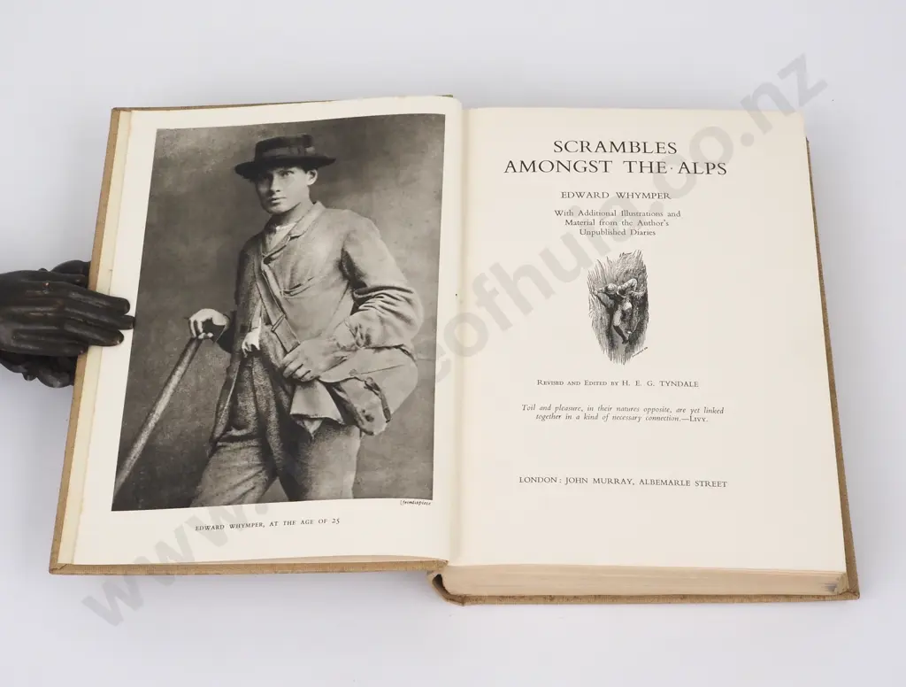 Whymper, Edward - Scrambles Amongst The Alps, John Murray, 1936, Sixth Edition. Image 1++
