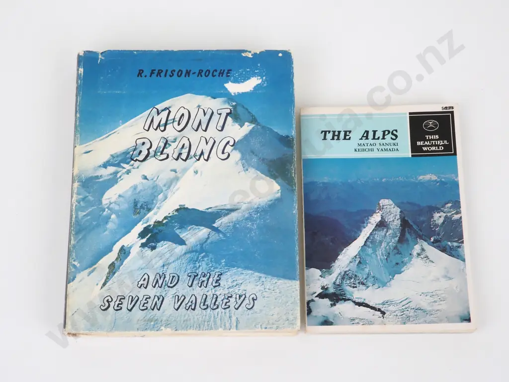 Frison-Roche, R - Mont Blanc and The Seven Valleys, Nicholas Kaye, 1961, First English Edition. Image 1++