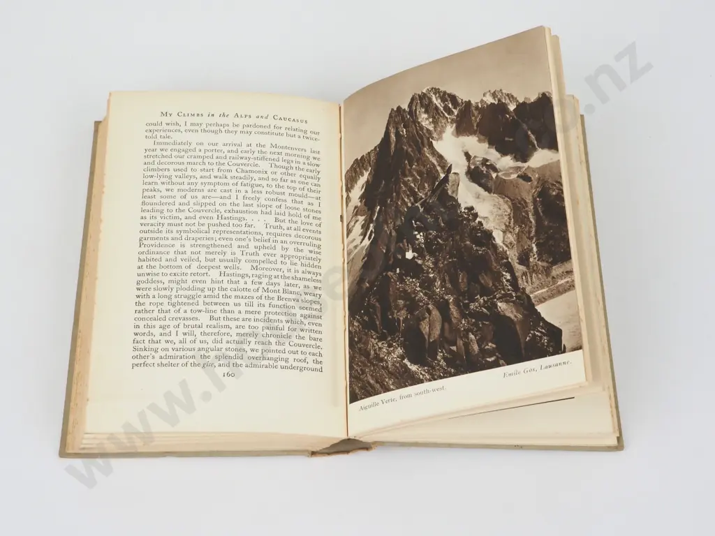 Mummery, A.F. - My Climbs in the Alps and Caucasus, Basil Blackwell, 1936, Blackwell Mountaineering Library Edition. Image 1++