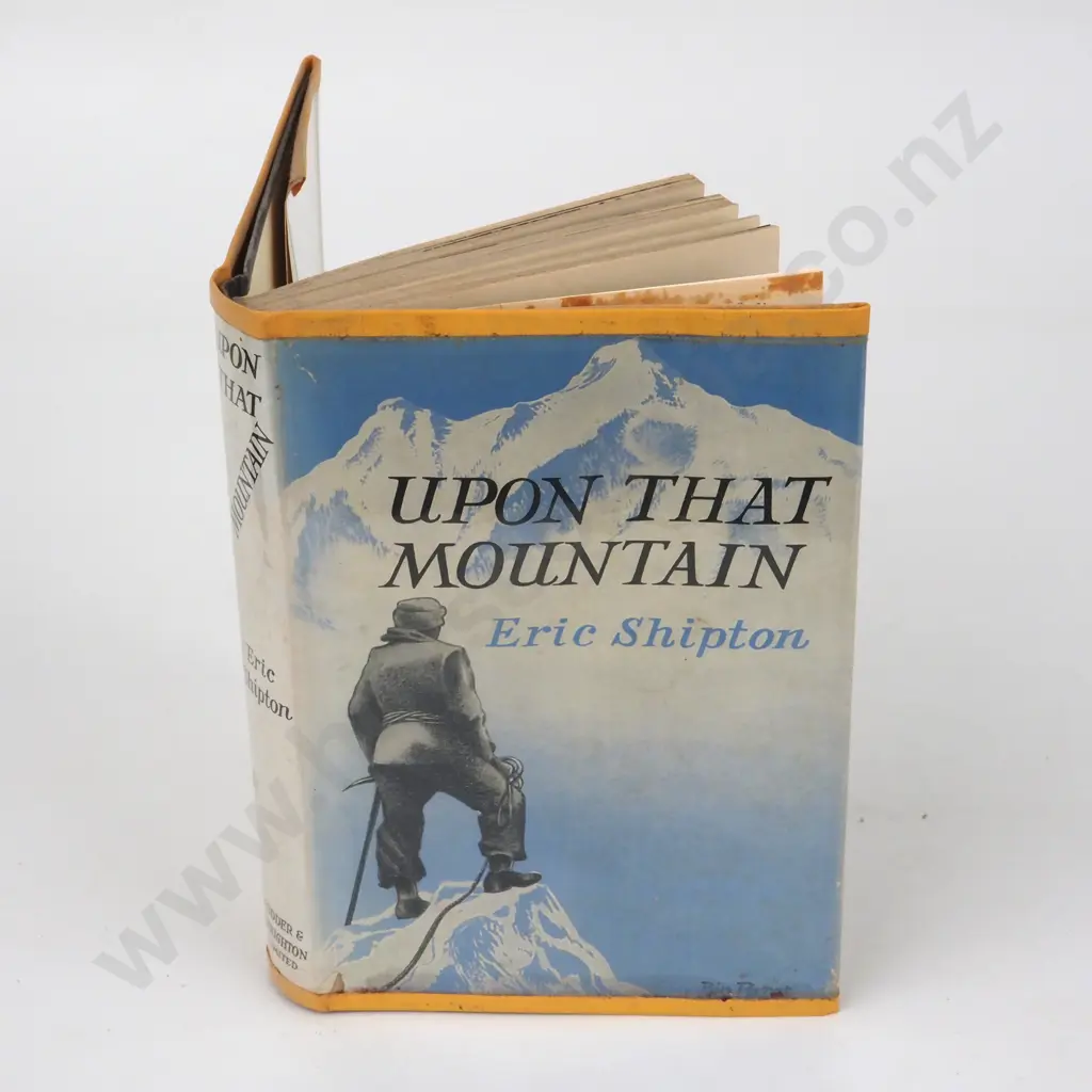 Shipton, Eric - Upon That Mountain, Hodder & Stoughton Ltd, 1947, Reprint Image 1++