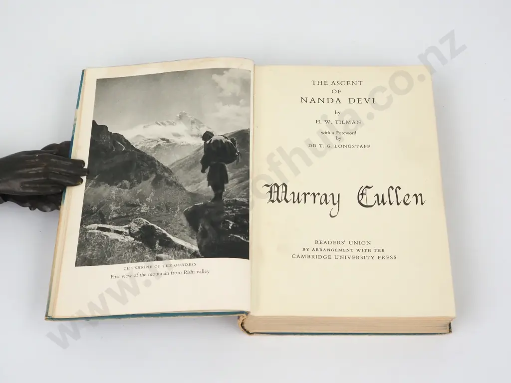 Tilman, H.W. - The Ascent of Nanda Devi, Readers Union , 1937 Image 1++