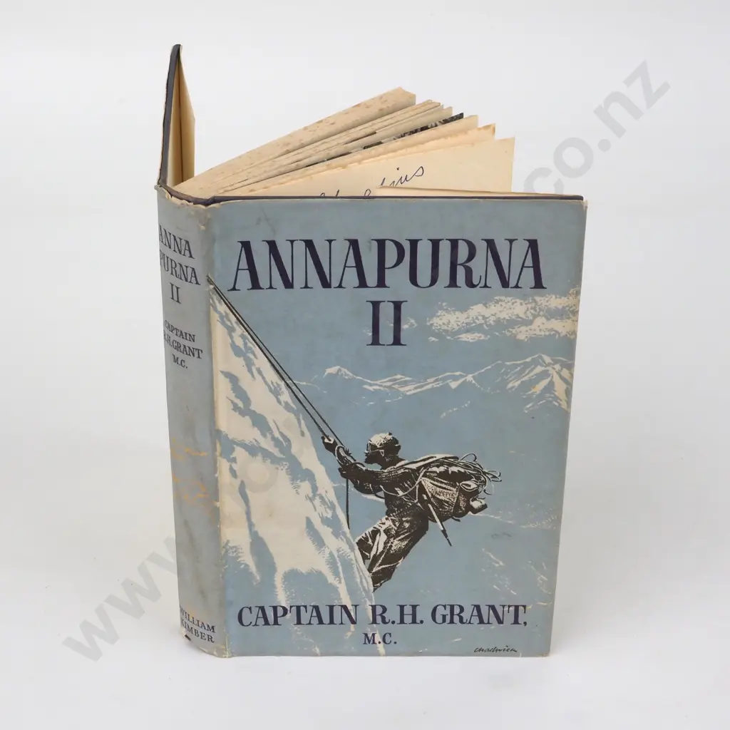 Grant, Captain R. H. - Annapurna II, William Kimber, 1961, First Edition Image 1++