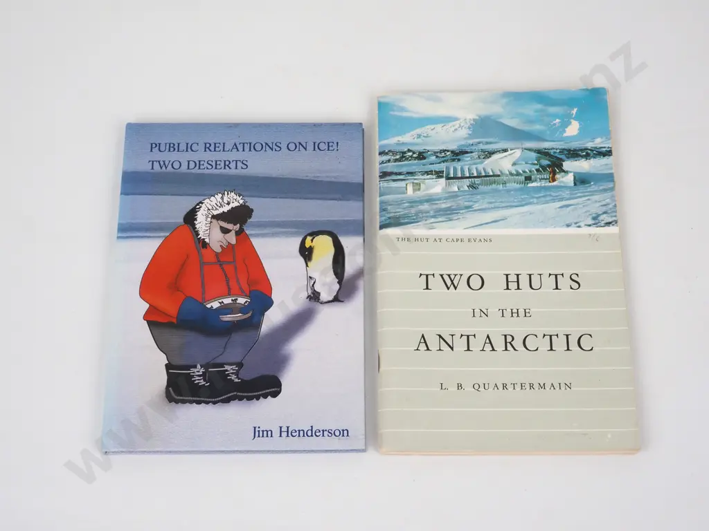 Quartermanin, L.B. - Two Huts in the Antarctic - NZ Antarctic Division, 1963. Image 1++