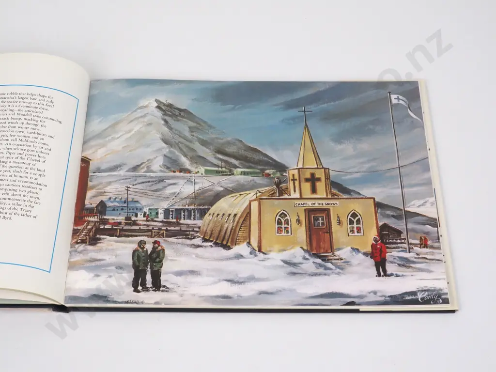 Conly, Maurice (Text by Neville Peat) - Ice On My Palette, Whitcoulls, 1977, First Ed Image 1++
