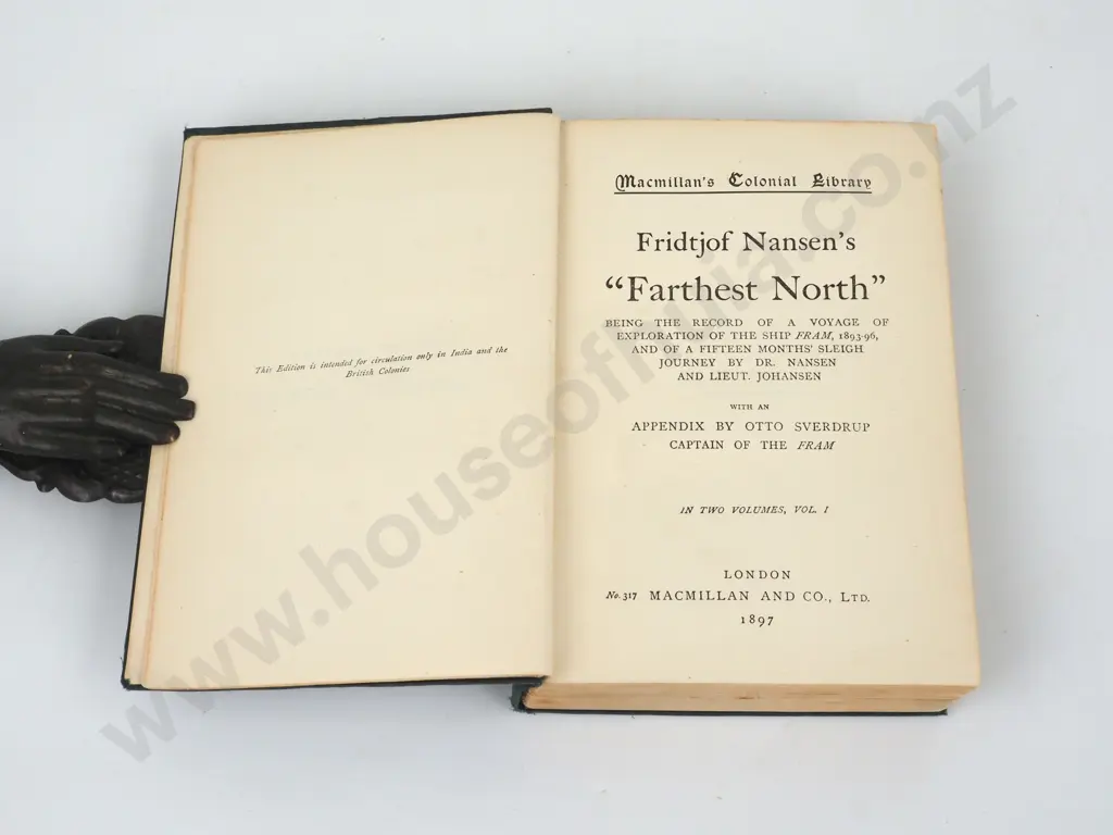 Fridtjof Nansen, Farthest North Volume 1 Image 1++