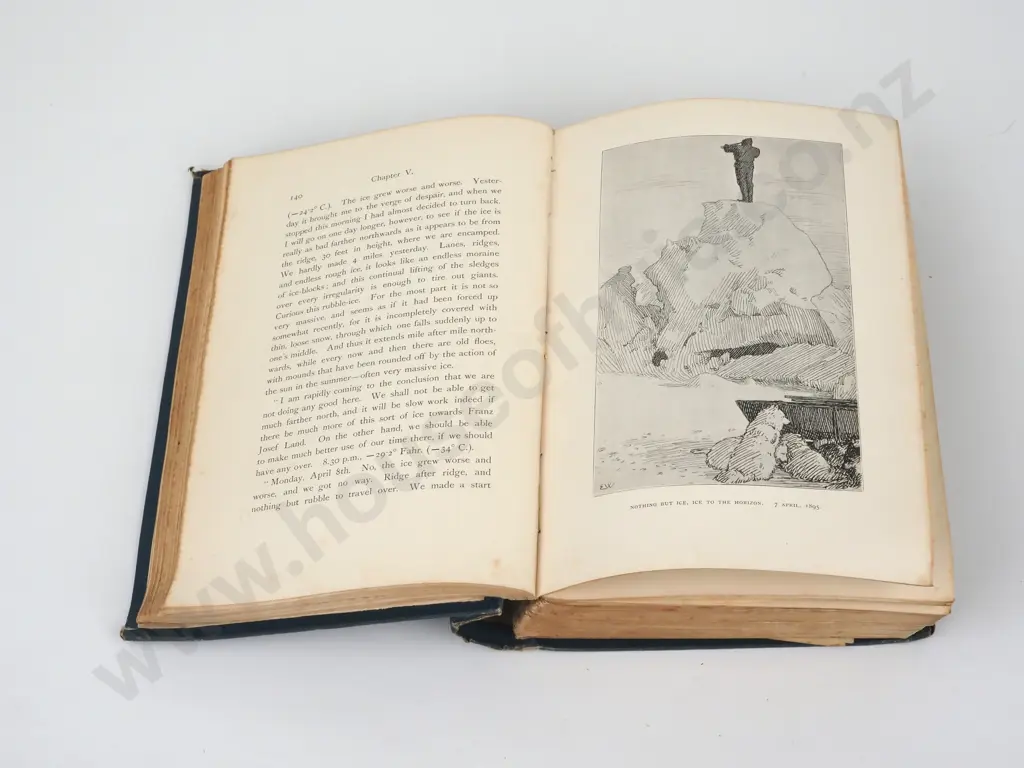 Nansen, Fridtjof; Farthest North; Nansen. Two Volumes. First Edition Image 1++