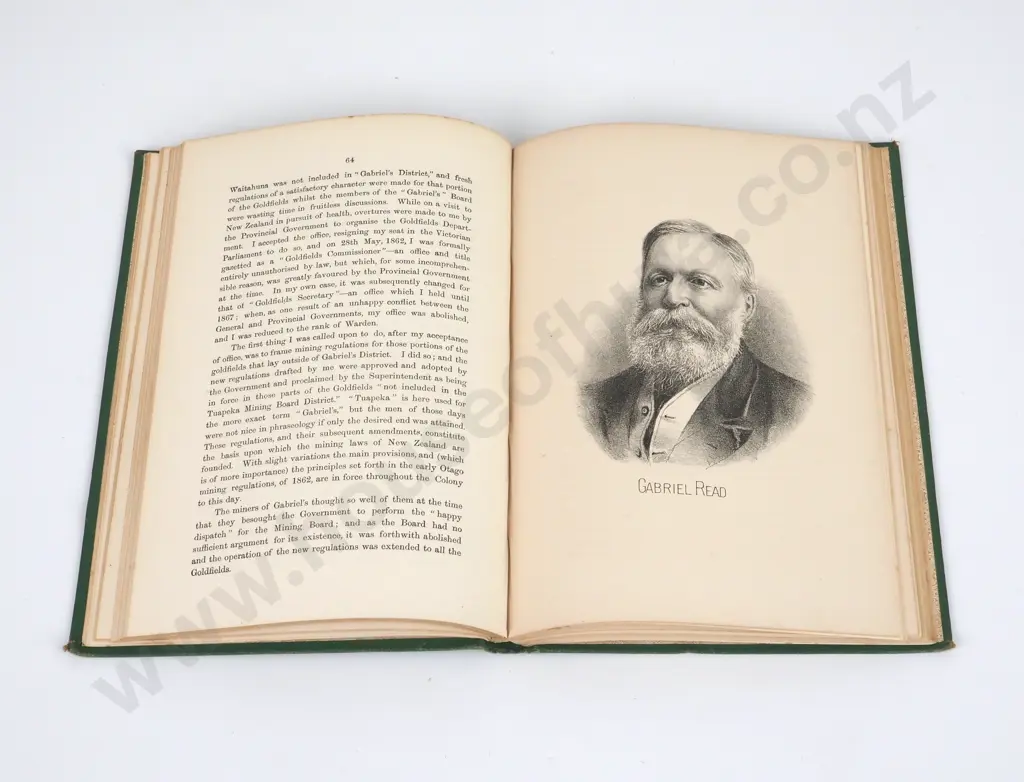 Pike, Vincent; History of the Early Gold Discoveries in Otago Image 1++