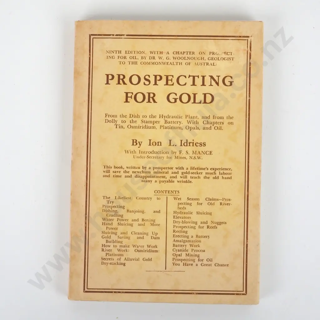 Idriess, Ion L.; Prospecting for Gold Image 1++