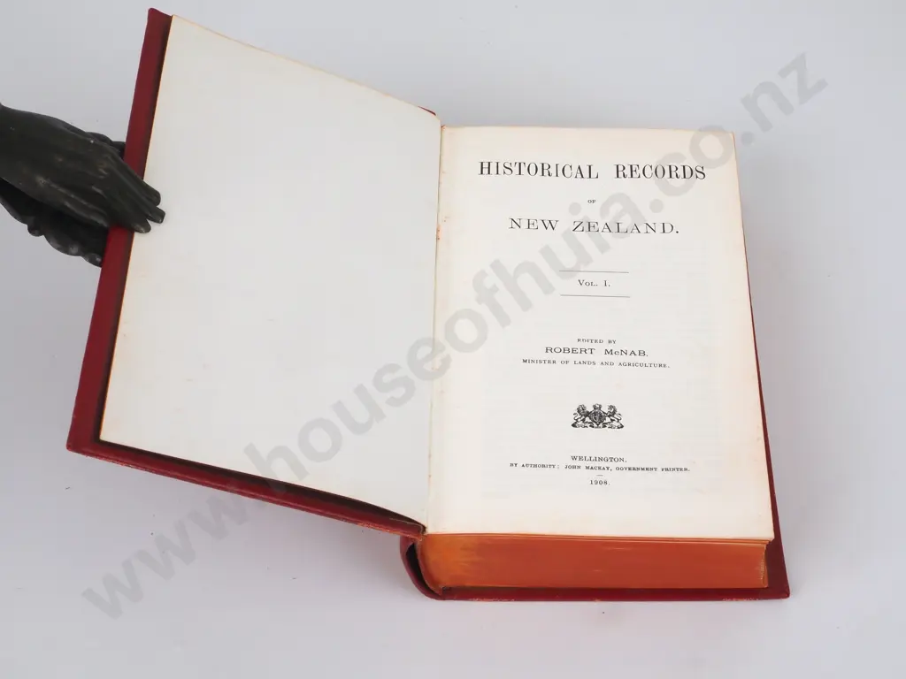 McNab, Robert; Historical Records of New Zealand. Image 1++