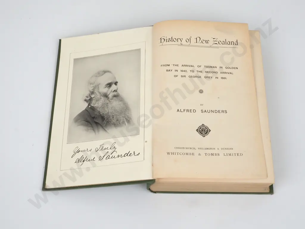Saunders, Alfred; History of New Zealand Image 1++