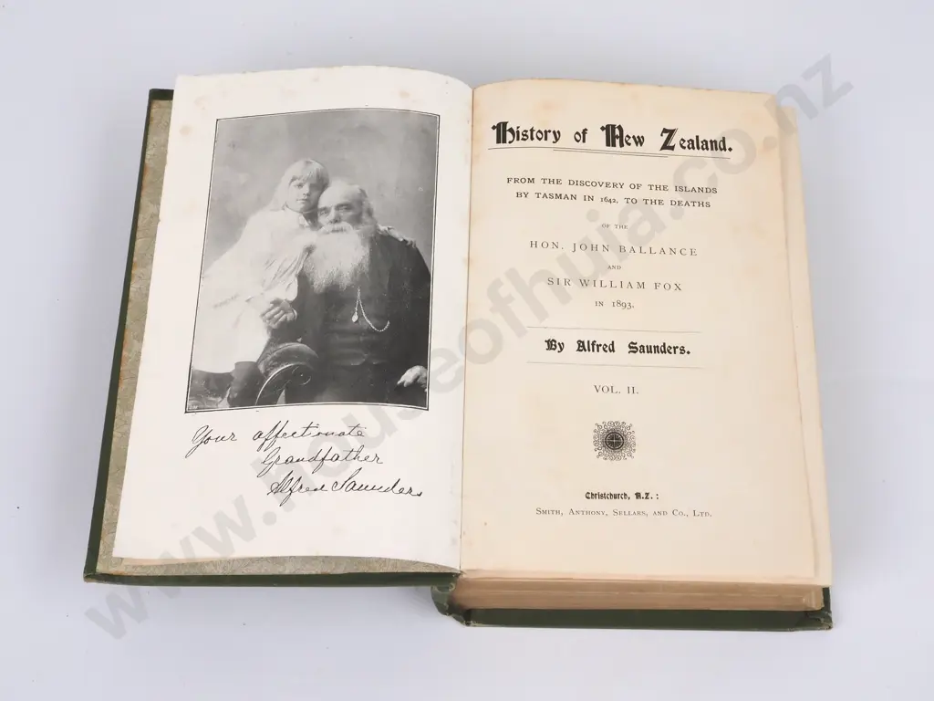 Saunders, Alfred; History of New Zealand Image 1++