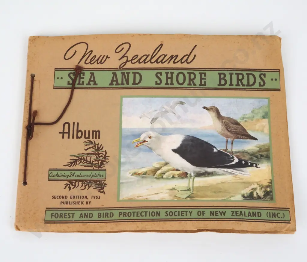Forest and Bird Society of NZ - New Zealand Sea and Shore Birds, Second Edition, 1953. Image 1++