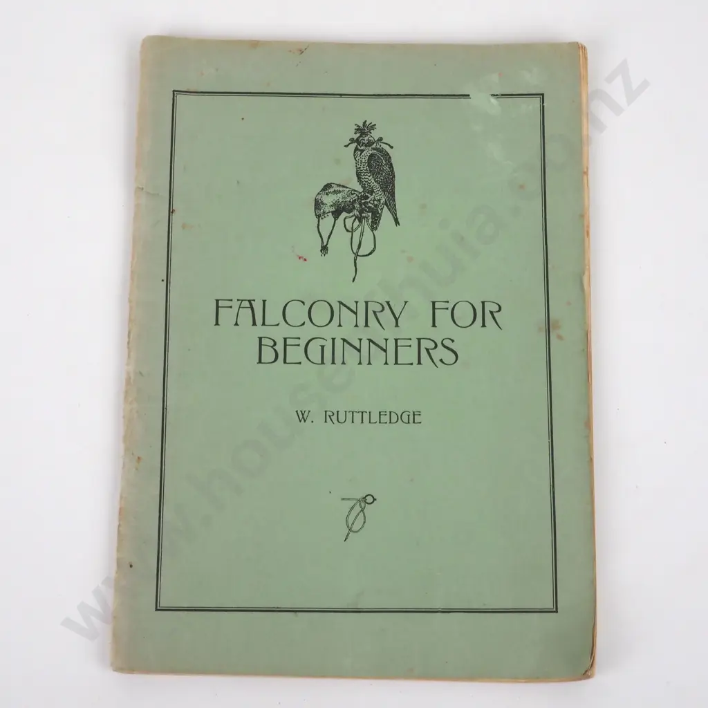 Ruttledge, W.; Falconry for Beginners Image 1++