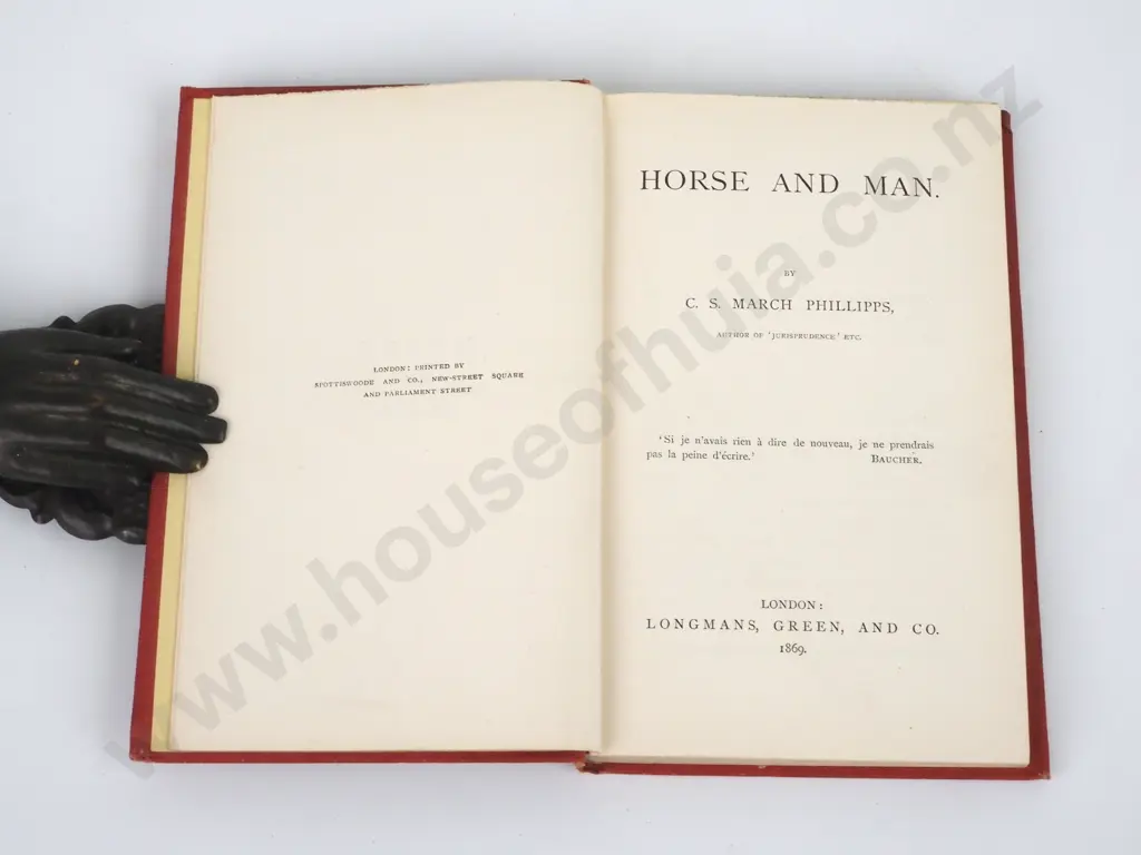 Phillipps, C.S. March; Horse and Man Image 1++