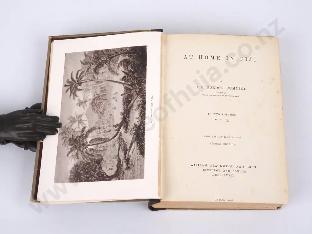 Gordon Cummings, At Home in Fiji, Two Vols, 2nd Edition Image 1++