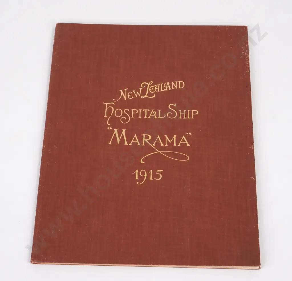 New Zealand Hospital Ship " Marama" 1915. J Wilkie & Co Ltd, Dunedin  Image 1++