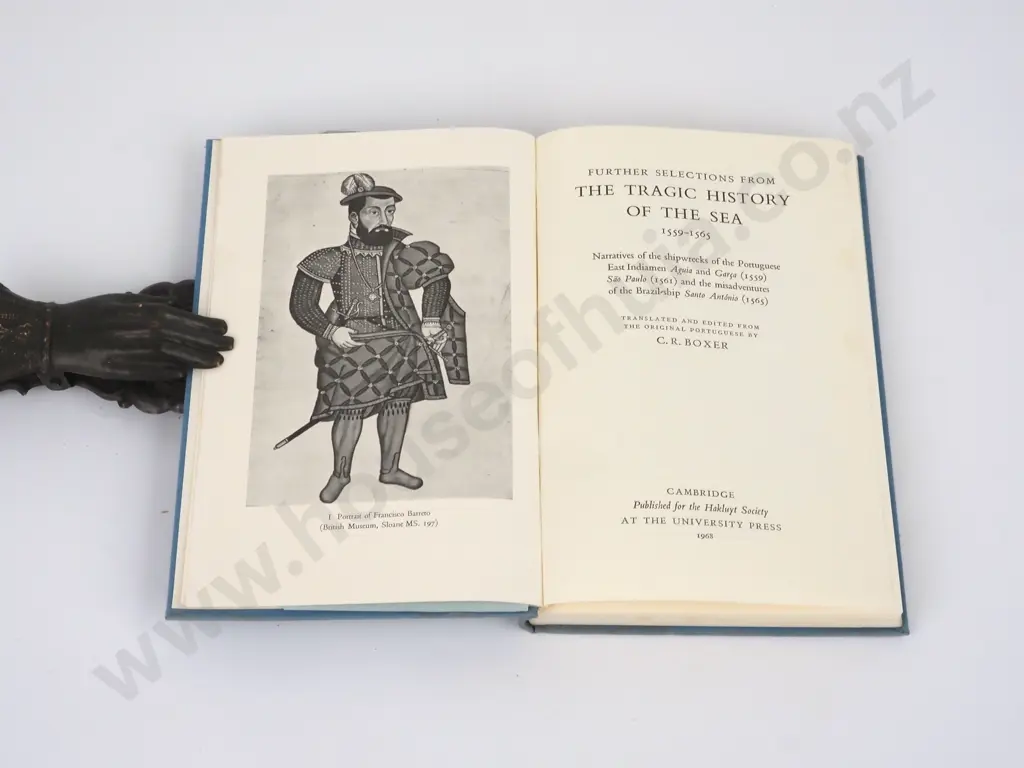 The Tragic History of the Seas 2 Vols, Hakluyt Society,Cambridge, 1968. Image 1++