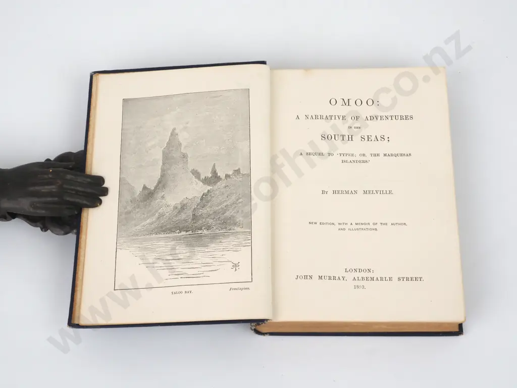 Herman Melville, Omoo, A Narrative of Adventures in the South Seas, John Murray, 1893 Image 1++